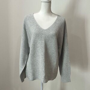 Tommy Bahama Bonita Sequin Ottoman V-Neck Sweater Sz Xl